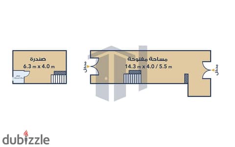 محل للبيع 65 م سموحة ( خطوات من جامعة فاروس )