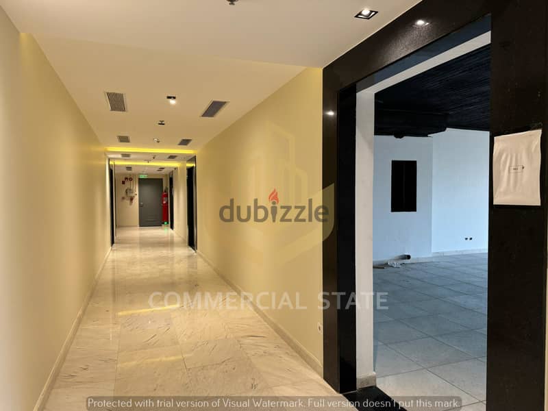 Directly on North 90 Finished Office for Rent 119m- مكتب جاهز للايجار 4