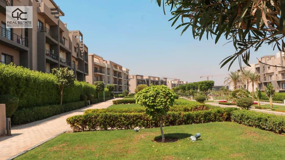 A finished 3-bedroom apartment with installments for sale in Fifth Square Compound 10