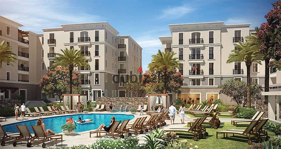 Apartment for sale overlooking landscape in Mivida ميفيدا Emaar new cairo 3