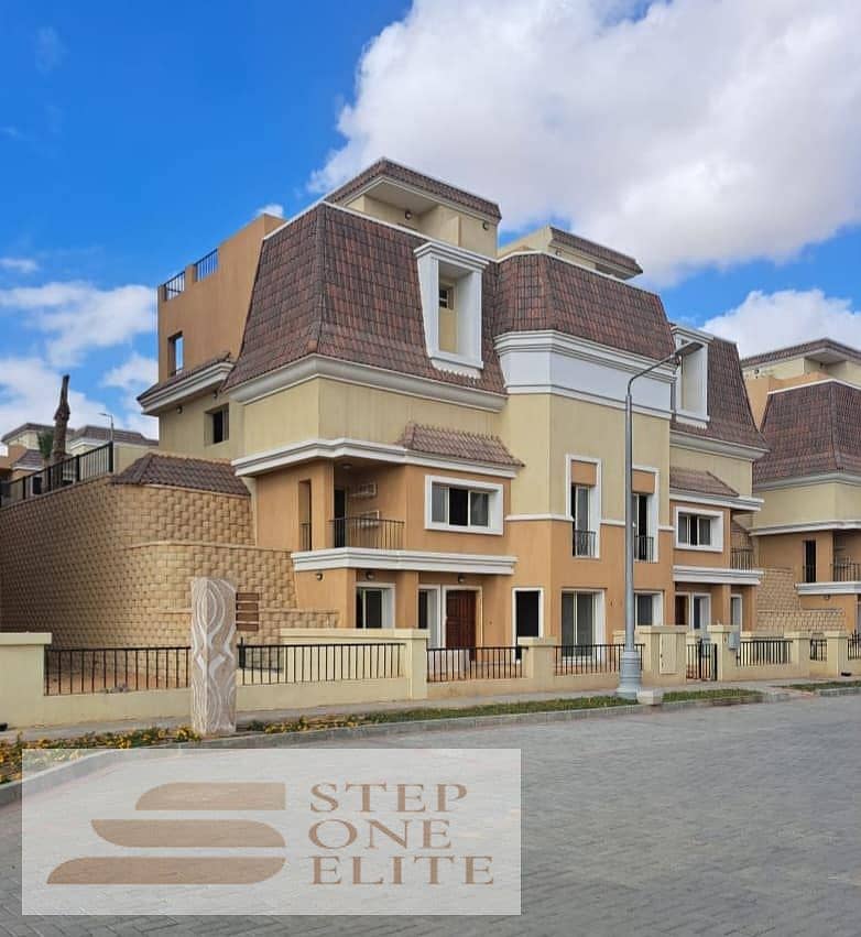 Townhouse 206m for sale in the best location in New Cairo 1