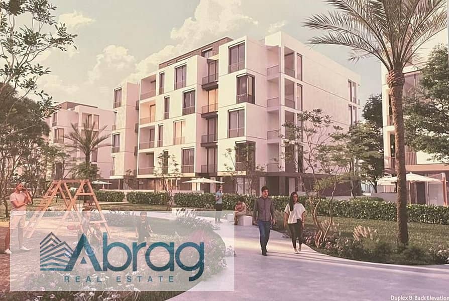 For sale with special facilities, a 3-bedroom apartment, 10% down payment, installments up to 5 years, One 33 October Compound 7