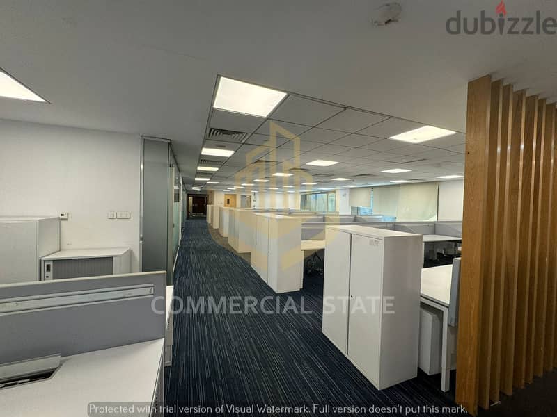 Furnished Office for Rent at Bank Center 1800m- مكتب مفروش للايجار 6