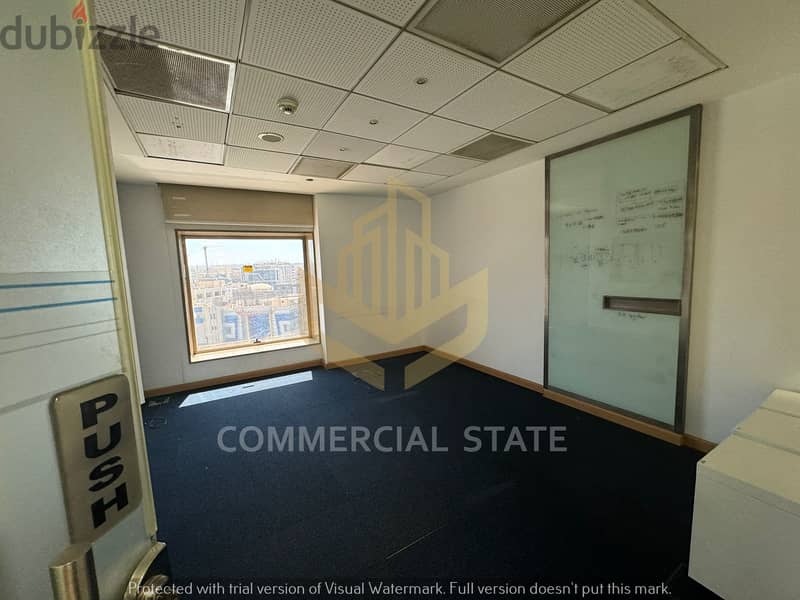 Furnished Office for Rent at Bank Center 1800m- مكتب مفروش للايجار 10