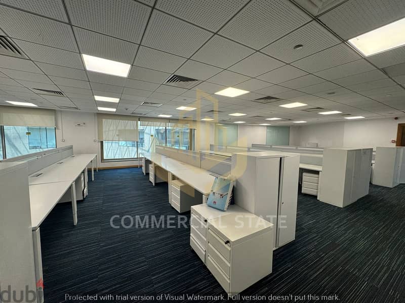 Furnished Office for Rent at Bank Center 1800m- مكتب مفروش للايجار 14