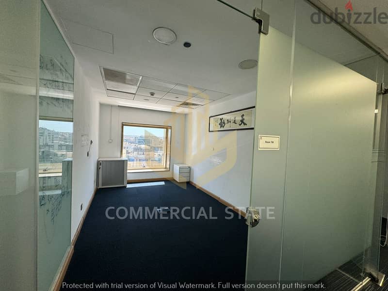 Furnished Office for Rent at Bank Center 1800m- مكتب مفروش للايجار 15