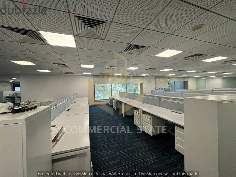 Furnished Office for Rent at Bank Center 1800m- مكتب مفروش للايجار 16