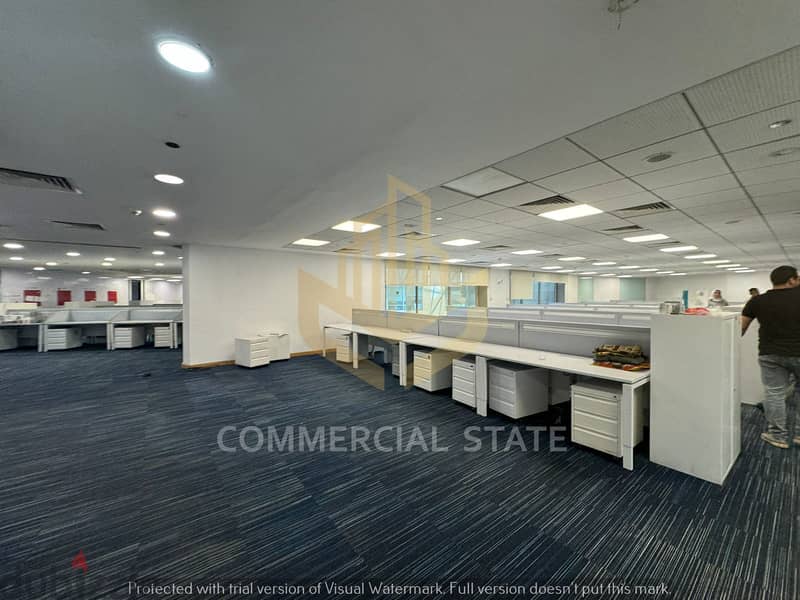 Furnished Office for Rent at Bank Center 1800m- مكتب مفروش للايجار 17