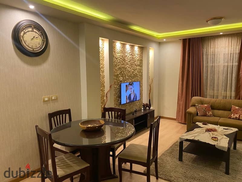 A fully furnished apartment at madinaty for rent 3 bedrooms 1