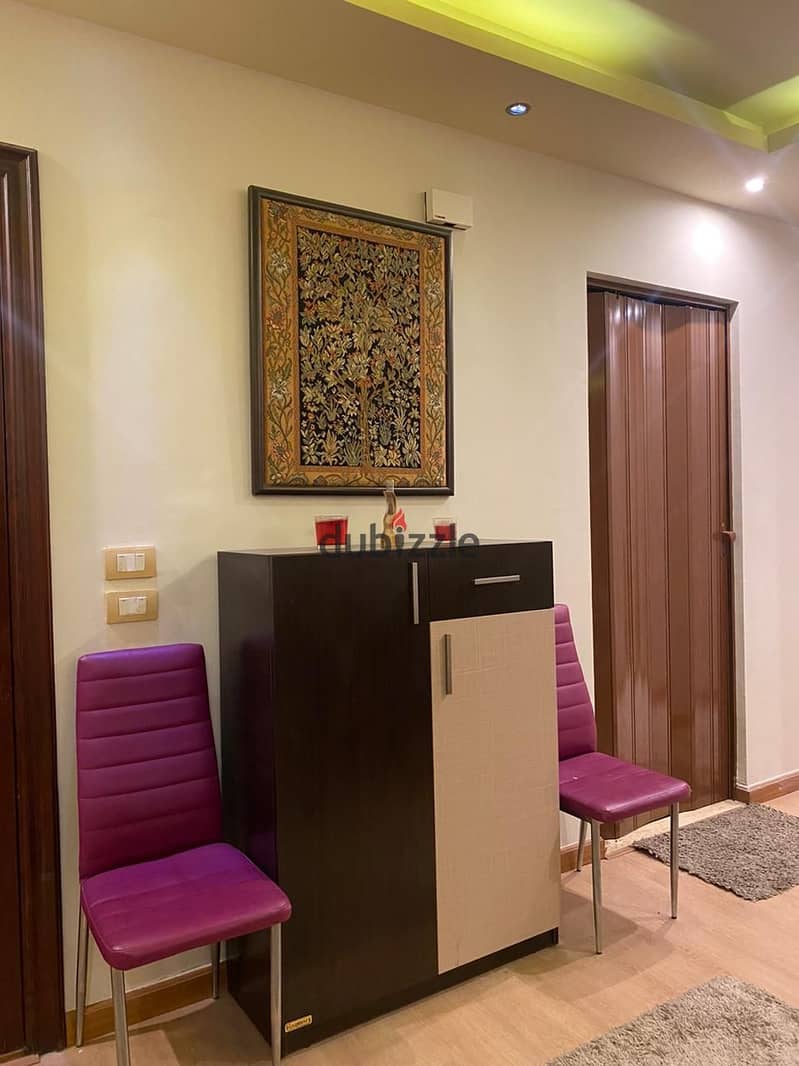 A fully furnished apartment at madinaty for rent 3 bedrooms 8