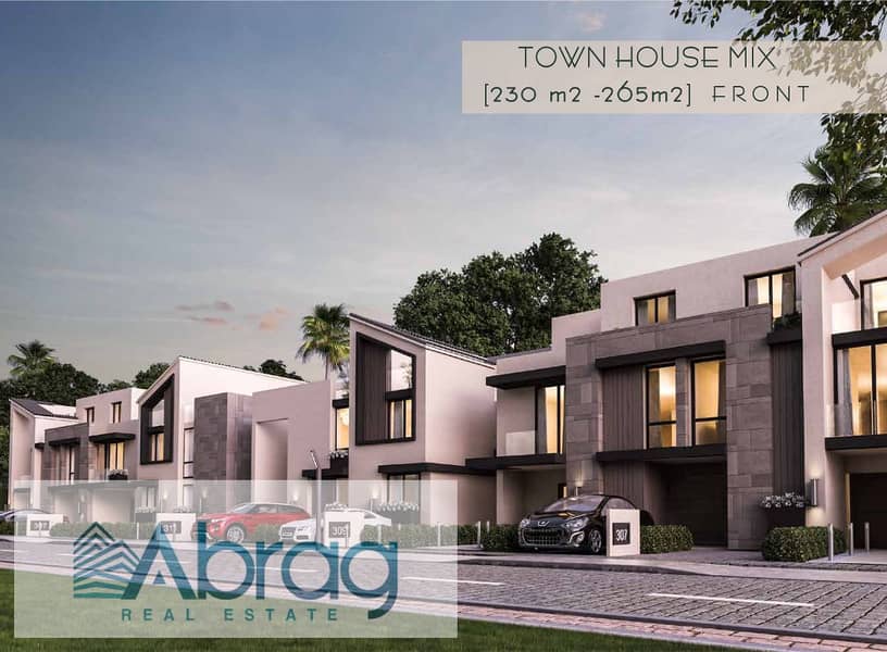 Opportunity at the best price for a townhouse for sale, receipt 2025, installments, view of the landscape, Sheikh Zayed KEEVA 8