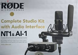 RODE The Complete Studio Kit NT1 and AI-1 Audio Interface Kit