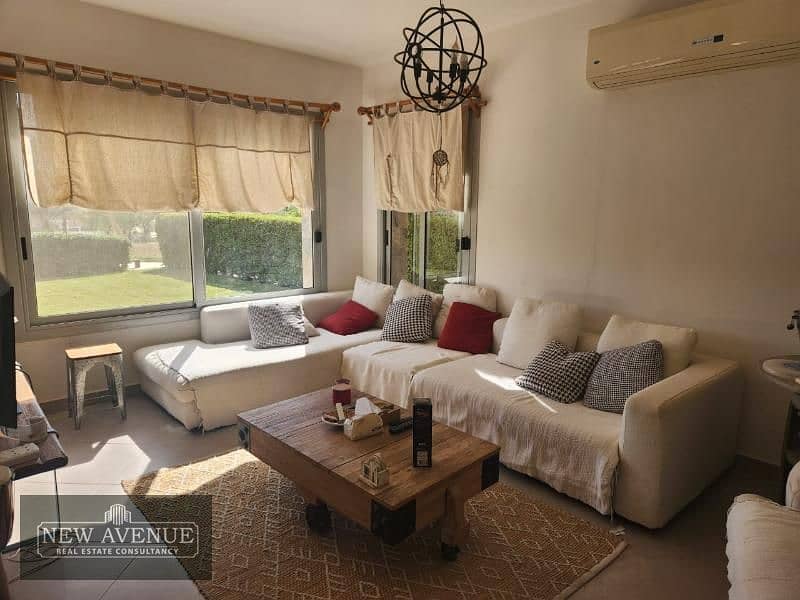 Ground chalet with private garden in Ein Bay Ain El Sokhna ,3 bedrooms including master,2 bathrooms 4