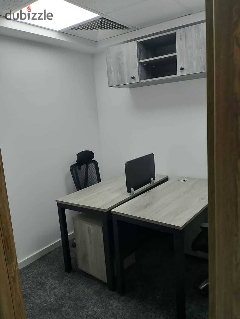 A fully furnished administrative office in the Business Plus Mall , directly on North teseen , in front of Maxim Mall and close to transportation 4