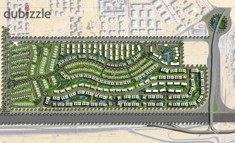 With a 5% down payment , own a duplex with a garden in the Fifth Settlement, The Crest Compound 3