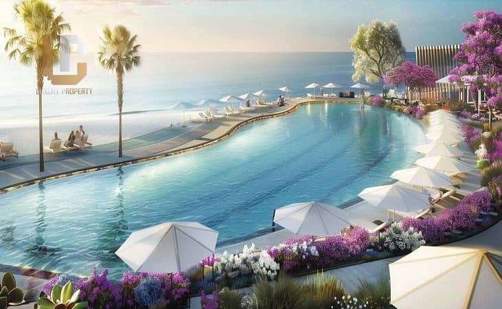 Chalet Resale South Med TMG North Coast Without Over Chalet for Sale Wide lagoon View Installments over 12 years Talaat Mostafa North Coast Project 4