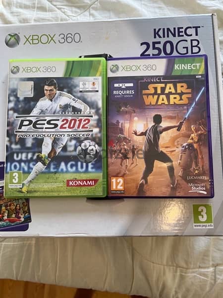 Xbox 360 250 GB with Kinect sensor and games 11