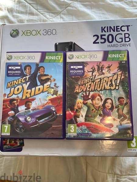 Xbox 360 250 GB with Kinect sensor and games 12