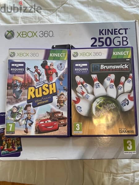 Xbox 360 250 GB with Kinect sensor and games 13