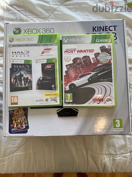 Xbox 360 250 GB with Kinect sensor and games 15