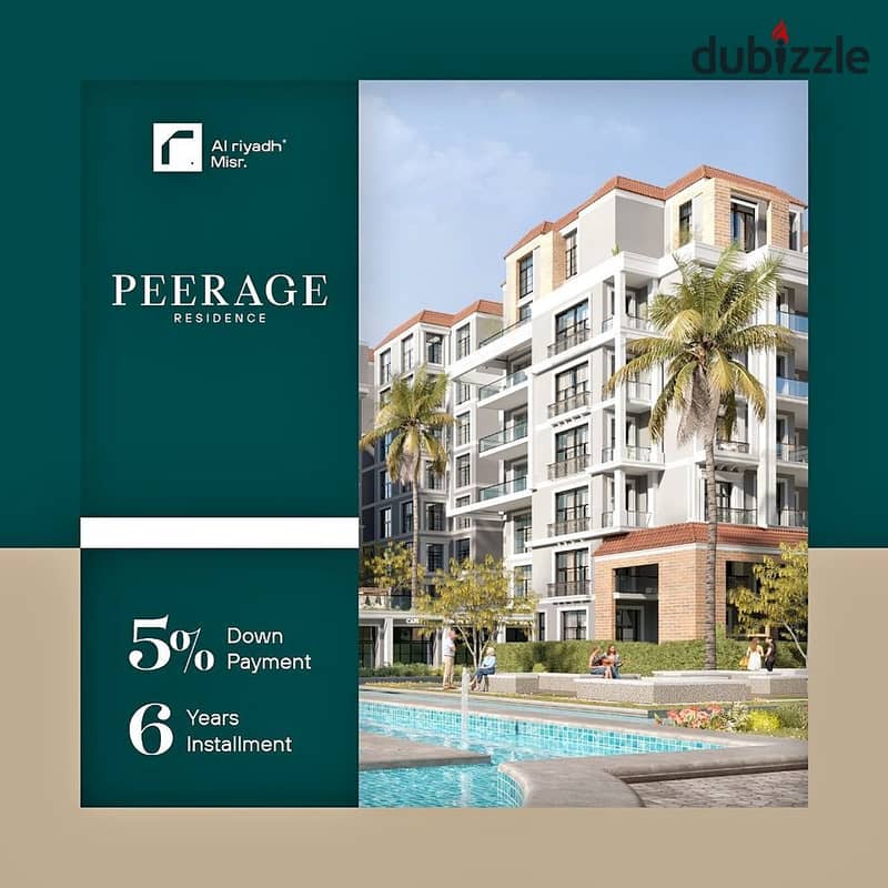 شقه متشطبه سوبر لوكس فى كمبوند بيراج القاهرة الجديده PEERAGE RESIDENCE بخصم 40% على الكاش 3