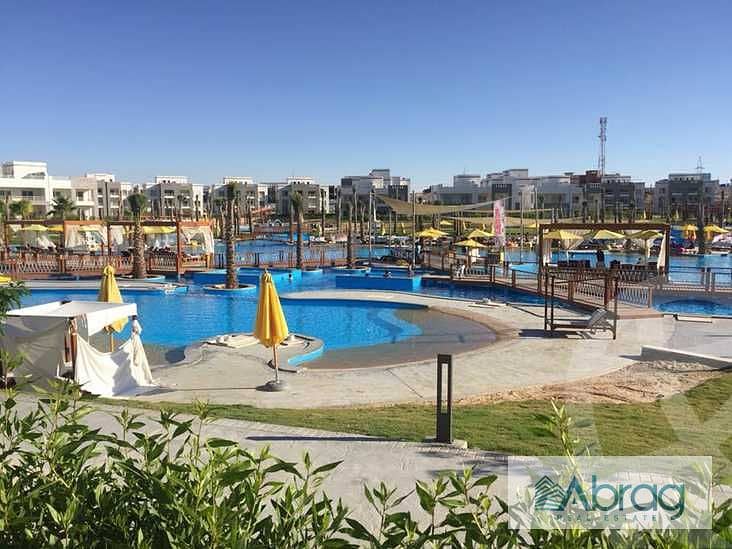 Prime Chalet for sale Amwaj North Coast Sidi-Abdelrahman first use pool view fully finished 2