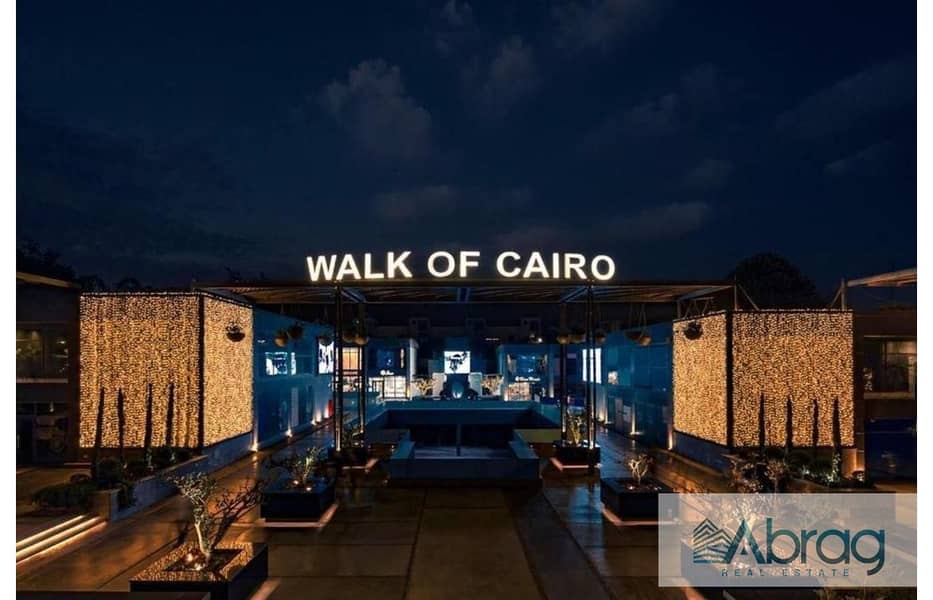 محل للايجار في Walk of cairo سوديك الشيخ زايد 1