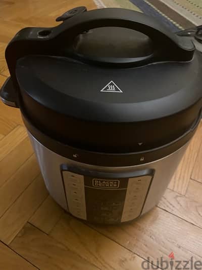 Black+Decker Smart Steam Pot 6L حلة ضغط بلاك اند ديكر ٦ لتر