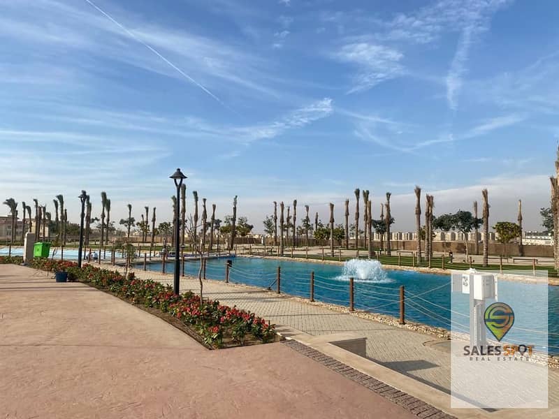 Studio with garden for sale in the Fifth Settlement, Hyde Park Compound - Bahri - open view of the largest landscape in the Middle East 4