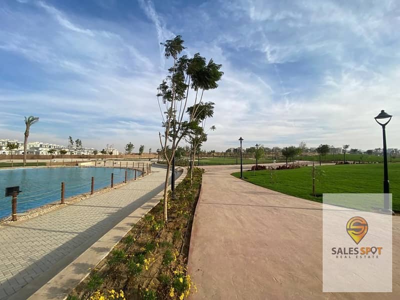 Studio with garden for sale in the Fifth Settlement, Hyde Park Compound - Bahri - open view of the largest landscape in the Middle East 5