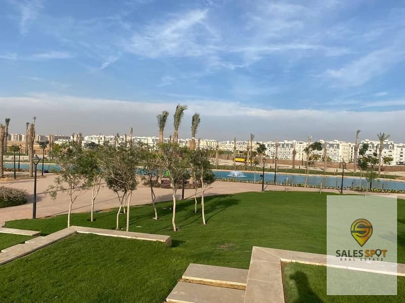 ستوديو بجاردن للبيع في التجمع الخامس كمبوند هايد بارك hyde park - بحري - فيو مفتوح على اكبر landscape في الشرق الاوسط 8