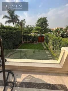 Townhouse villa for sale next to Madinaty in Sarai Compound at the entrance to Mostakbal City, 3 floors, double view, in installments