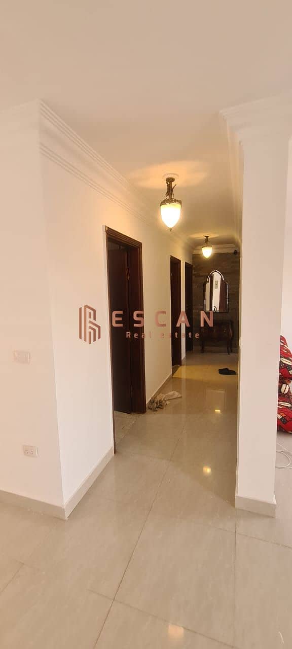 Apartment 141m for rent, new law, in Madinaty B1, near all services 1