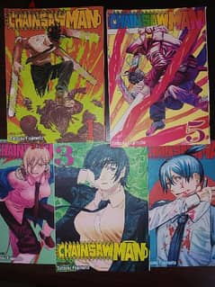 chainsaw man manga vol 1:5 كتب مانجا رجل المنشار