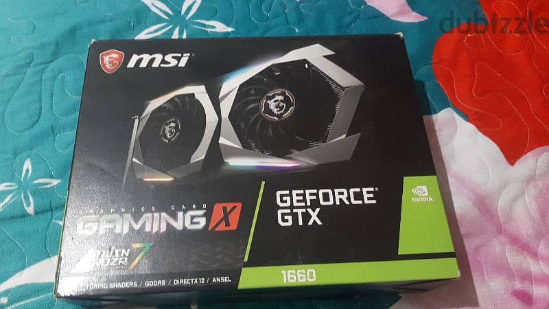 msi nvidia gtx 1660 gamin x 6gb rbg كسر زيرو 7