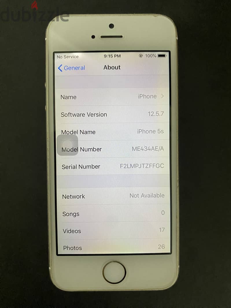 iphone 5s 16GB battery 86 8