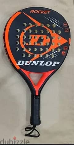 Dunlop padel racket with overgrip & protection