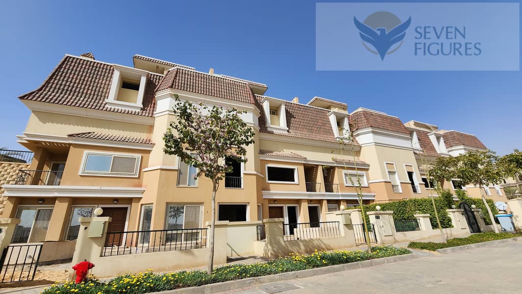 S Villa for sale at  Mostakbal City by Madinet Masr,with 42% cash discount prime location Neighbors Madinaty ,Aliva Mountain View,Bloomfields tatweer 2