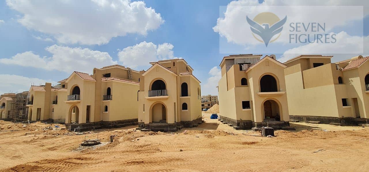 villa 240 for sale in Butterfly Compound in Mostakbal City, New Cairo, next to Madinaty and mins from Capital, 42% cash discount ,installments over 8 1