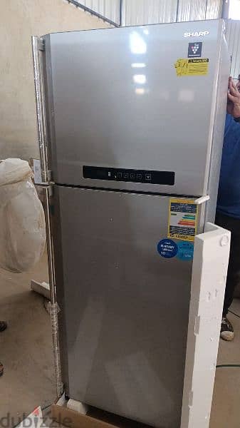 SHARP Refrigerator Digital, No Frost 385 Liter, Silver SJPC48A(SL)
                                title=