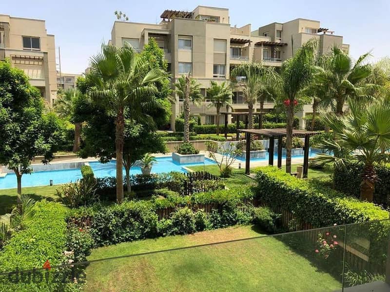 شقة للبيع 121م ارضي بـ جاردن متشطبة في سوان ليك التجمع الاول بالقرب من واتر واي Apartment 121m with Garden Flexi Finished in Swan lake New Cairo 5