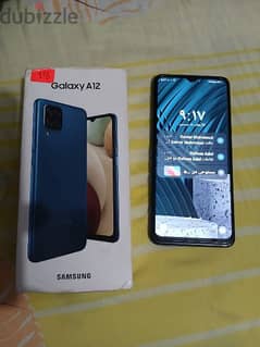 Samsung A12 رام ٤ ذاكرة ١٢٨ 0