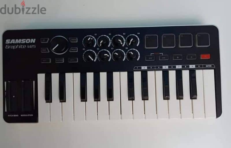 midi keyboard Samson Graphite M25 3