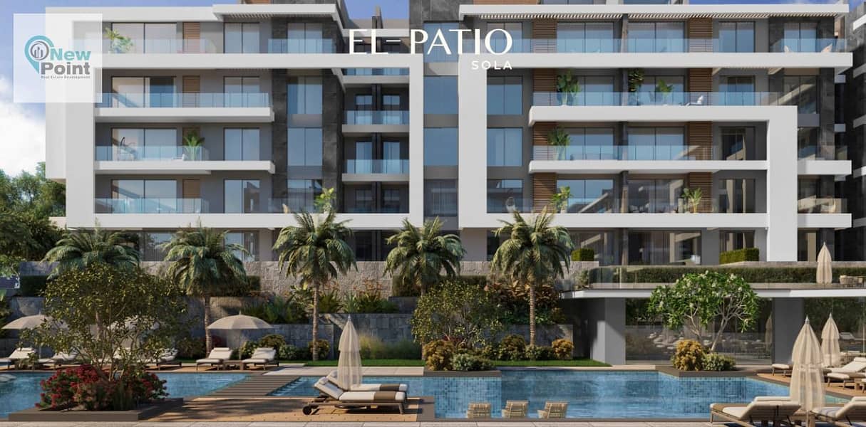 New from La Vista Real Estate Development Apartment for sale without down payment in Patio Sola Sur in Sur with Hassan Allam Patio Sola Shorouk 0