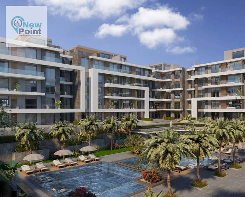 New from La Vista Real Estate Development Apartment for sale without down payment in Patio Sola Sur in Sur with Hassan Allam Patio Sola Shorouk 5