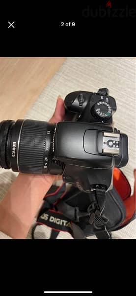 canon EOS 1100D with lens 18-55 mm 2