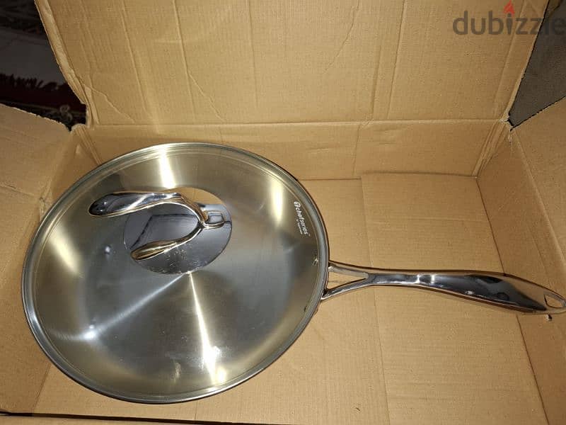 Fry Pan 28 cm Stainless nterior 3