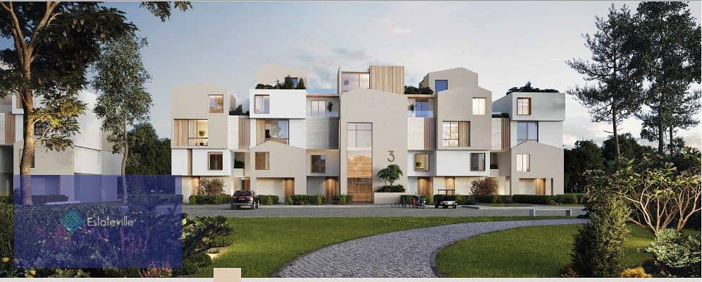 Ground floor apartment with garden for sale in installments over 10 years in Karmell Compound in Sheikh Zayed Karmell Sodic 5