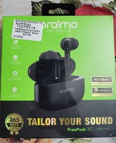 سماعه اورايمو جديده متبرشمه بالضمان oraimo freepods 3c