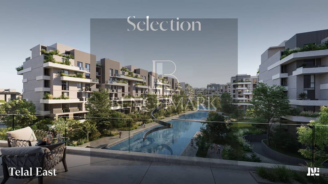 Garden apartment for sale 153 m Telal East Selection Compound Fifth Settlement next to Mountain View iCity and Palm Hills installments over 8 years 6